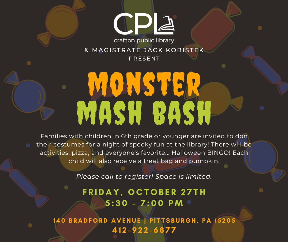 Monster Mash Bash flyer